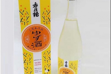 Rượu Yuzu Kasumi Tsuru Kodawarino 12% 720ml